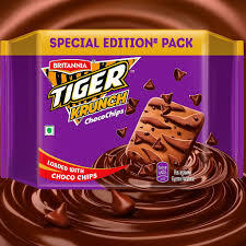 Britannia Tiger Krunch Chocochips Biscuit Family Pack 400g