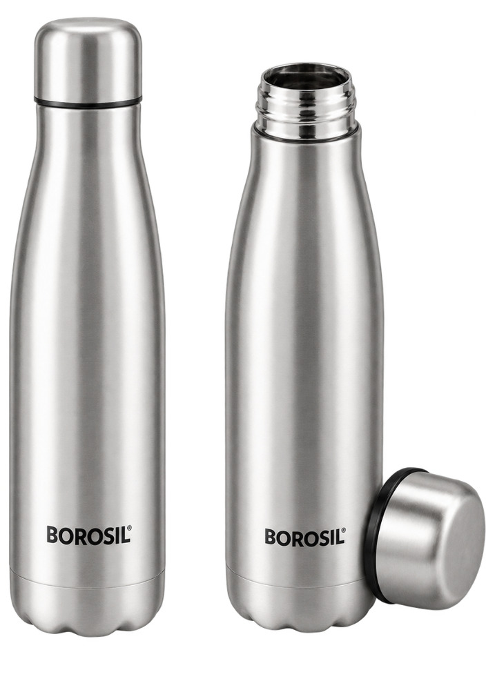Borosil Hydra Bolt Insulated Steel Bottle 1L