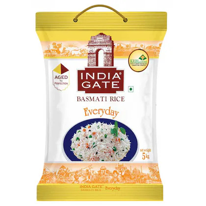 Bulk Deal - India Gate Everyday Basmati Rice 5 kg ( Pack of 3 )