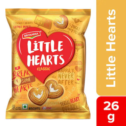 Britannia Little Hearts 26g