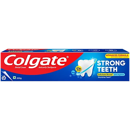 Colgate dental cream anticavity toothpaste strong teeth 200g