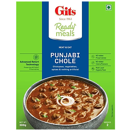 Gits Ready Meal Heat & Eat Punjabi Chole 300g