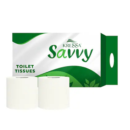 TOILET PAPER(KRESSA) 2 PLY 9.8CM *11CM (1*6)PCS