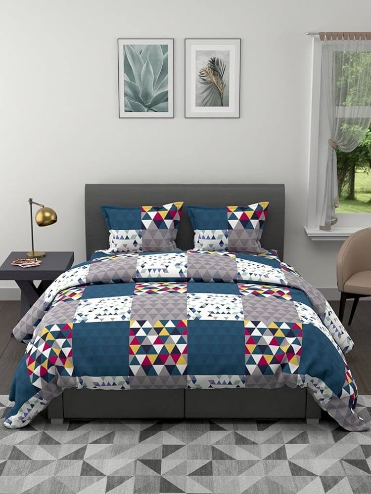 4 Pc Bed-In-Bag California(1n Double Comforter, 1n Double Bedsheet, 2n Pillow Cover)