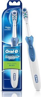 Oral-B Crossaction Power Dual Clean (Handle Battery and Head) 1N Toothbrush