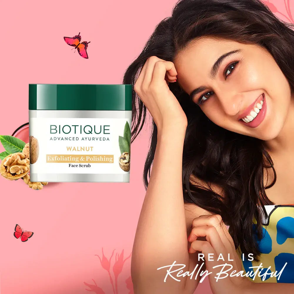 Biotique Walnut Exfoliating & Polishing Face Scrub, 50 g