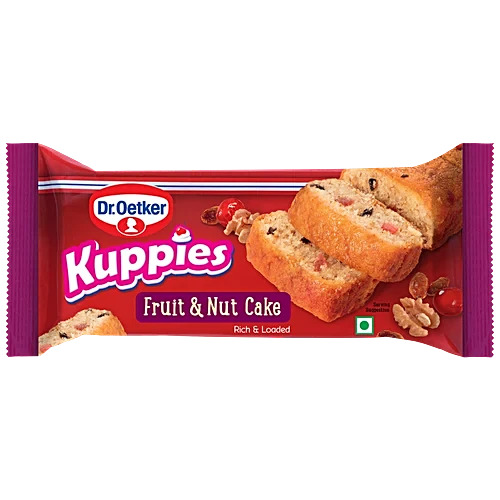 Dr.Oetker Kuppies Fruit & Nut Cake 125g