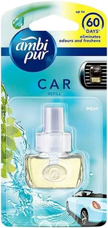 Ambi Pur Car Air Freshener Starter Kit, Aqua, 7.5 ml