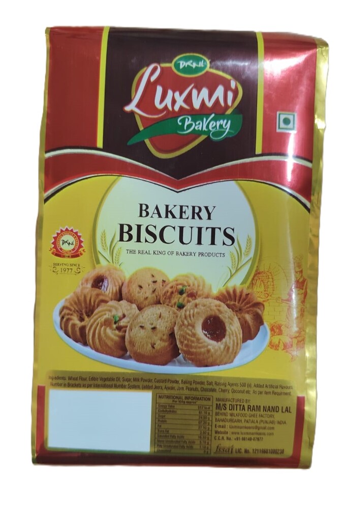 Luxmi Mango Jam Bakery Biscuits 325gm