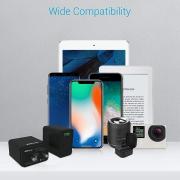 Portronics Adapto ONE, 18w 3A Mach USB Fast Charging Adaptor,Comes with 1M Type-C Cable Single Port Wall Charger for iPhone 11/Xs/XS Max/XR/X/8/7/6/Plus, iPad Pro/Air 2/Mini 3/Mini 4, Samsung S4/S5, and More(Black)
