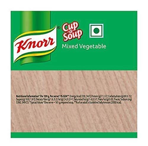 Bulk deal Knorr Soup a Coup Mixed Vegetable Pouch, 10g (Pack of 10)