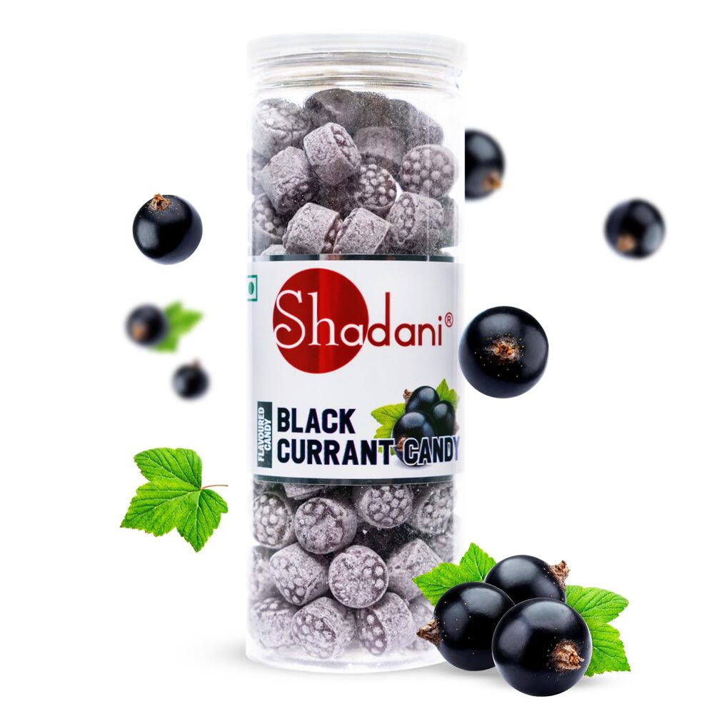 Shadani Black Currant Candy Can 230g