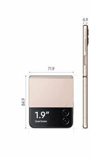 Samsung Galaxy Z Flip4 5G (Pink Gold, 8GB RAM, 128GB Storage)