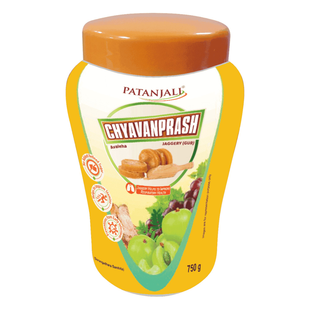 Patanjali Aastha Chyavanprash Jaggery (Gur), 750G