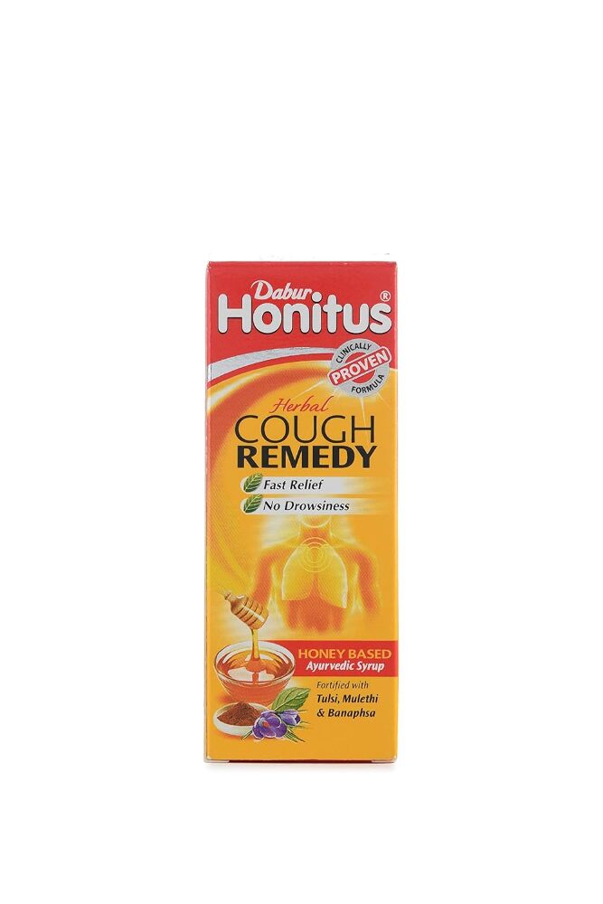 Dabur honitus herbal cough remedy fast relief non - drowsy formula 100 ml