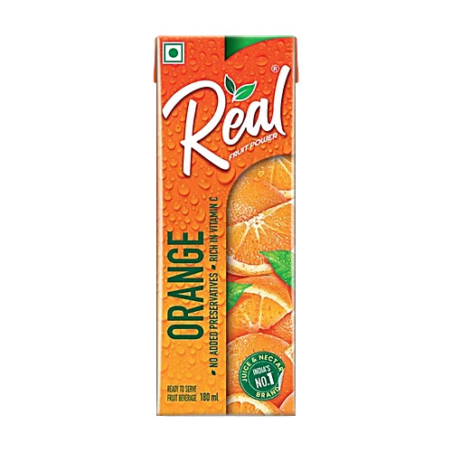 Real Fruit Power Orange Rich In Vitamin C 180ML