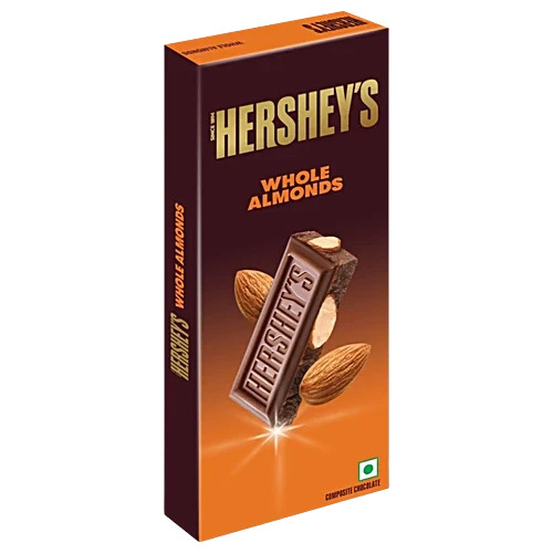 Hershey's Whole Almonds Chcolate, 90g