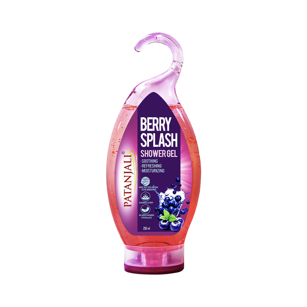 Patanjali Berry Splash Shower Gel, 250ml