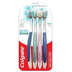 COLGATE GENTLE ENAMEL PACK OF 4 TOOTH BRUSH