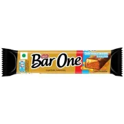 Nestle Chocolate Bar - Bar One, Nougat & Caramel Filled, 20 g Pouch