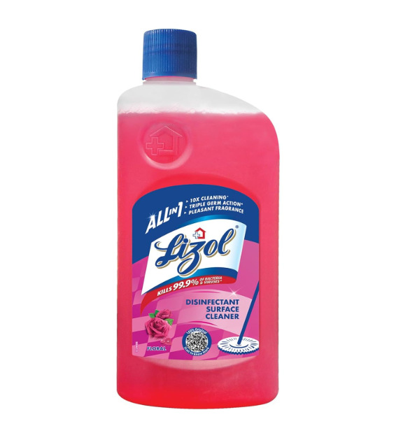 Lizol Disinfectant Surface & Floor Cleaner Liquid Floral and Citrus 200 ml