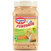 Dr. Oetker Funfoods Sandwich Spread Veg Cucumber & Carrot, 250 g