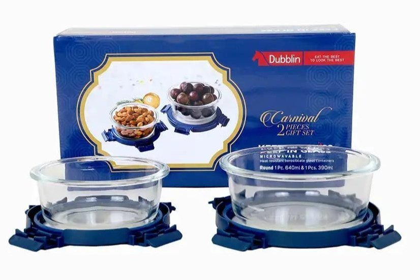 Dubblin Carnival Keep In Glass Gift Set 2 Pcs