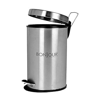 Bonjour A Life Time Companion Stainless Steel Pedal Dustbin