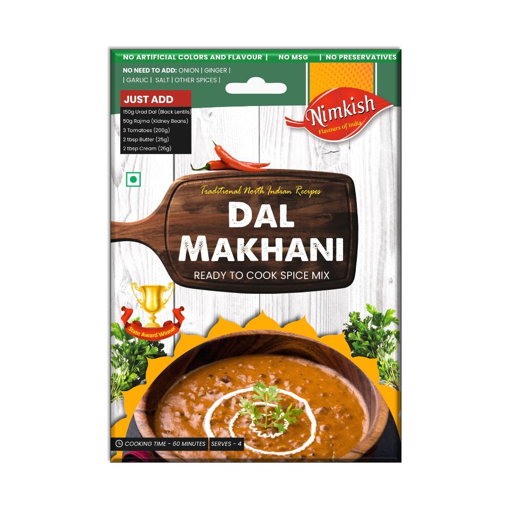 Nimkish Dal Makhani Ready to Cook Spice Mix Masala 60g