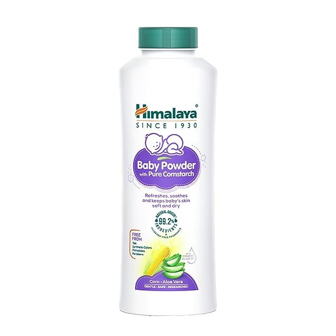 Himalaya Baby Powder with Pure Cornstarch, 200 gm