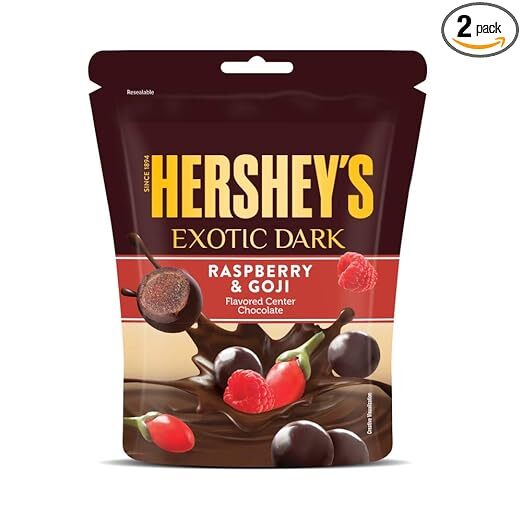 Hersheys Exotic Dark Raspberry & Goji 100g