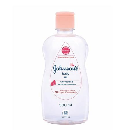 Johnson's Baby Oil With Vitamin-E, 500ML