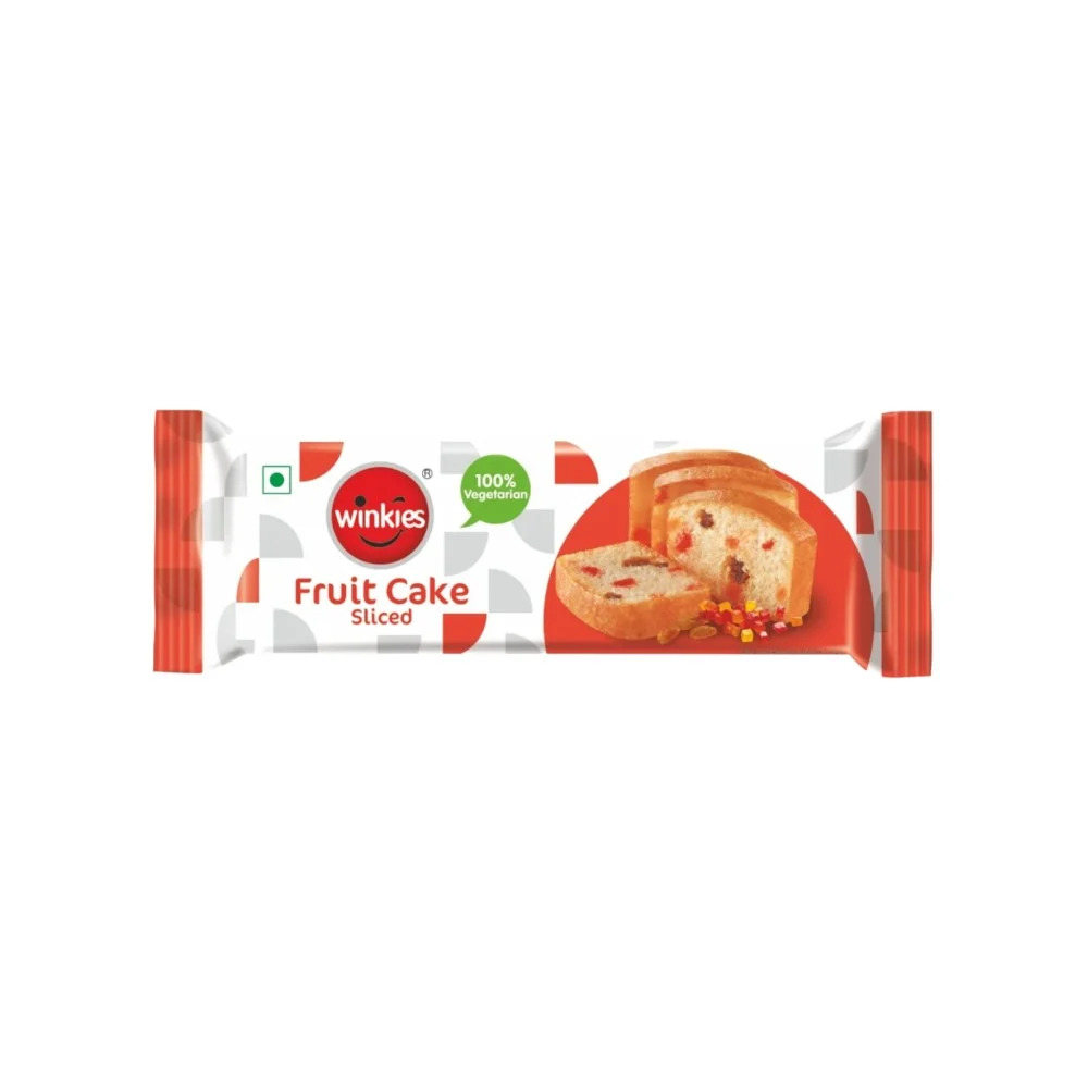Winkies Fruit Cake Sliced Veg 30gm
