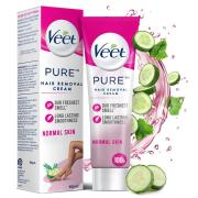 Veet Pure Hair Removal Cream For Women, With No Ammonia Smell, Normal Skin, 100 g