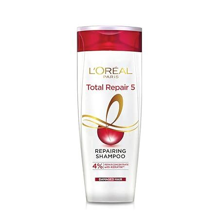 L'Oreal Paris Total Repair 5 Repairing Shampoo with Keratin XS, 335ML