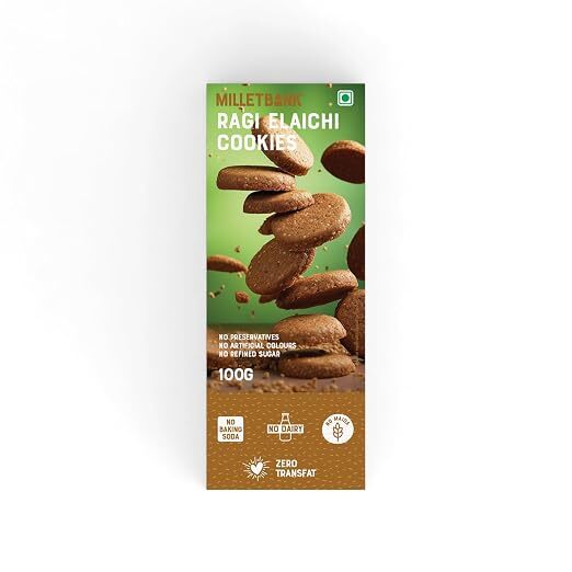 Millet Bank Ragi Elaichi Cookies 100gm