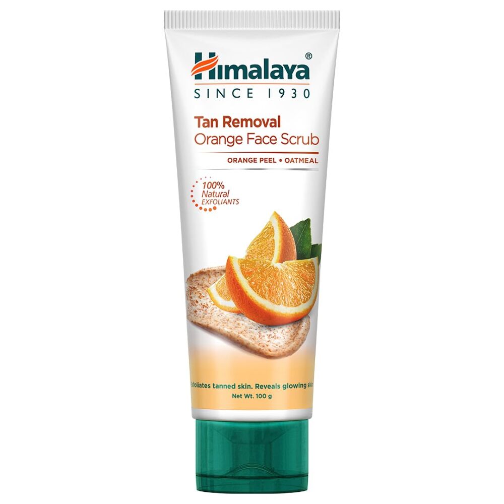 Himalaya Tan Removal Orange Face Scrub, 100G
