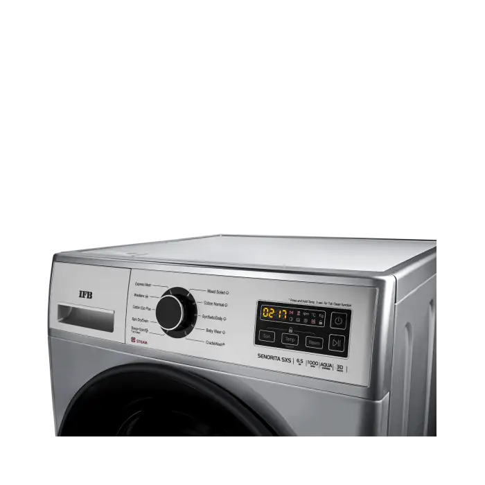 IFB Senorita SXS 6510 Front Load Washing Machine 6.5 kg | 1000 rpm | Silver