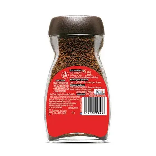 Nescafe Classic Instant Coffee Powder, 45 g Dawn Jar