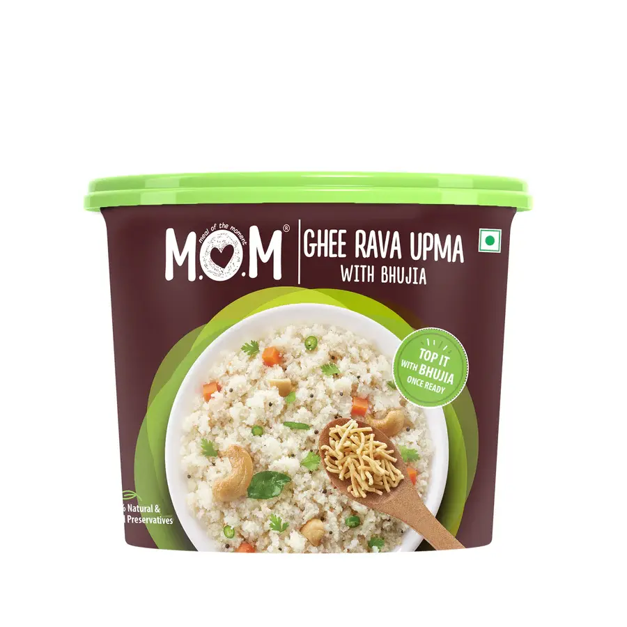 Ghee Rava Upma with Bhujia-Ready to Eat, 75 gm