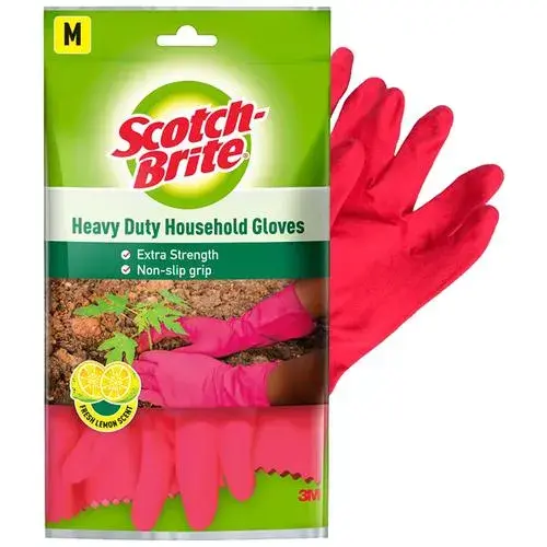 Scotch-Brite Heavy Duty Gloves, Medium,1 Pack