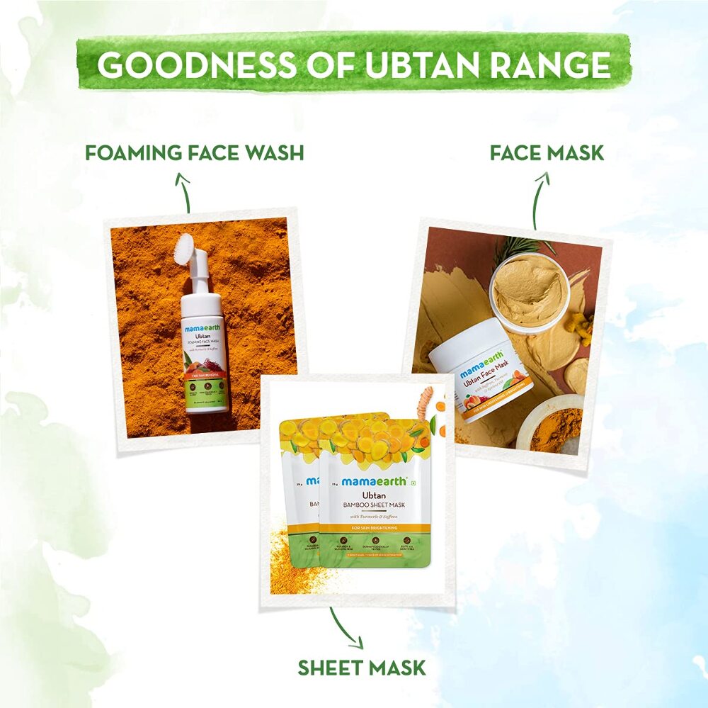 Mamaearth Ubtan Oil-Free Face Moisturizer for Skin Brightening-80 ml