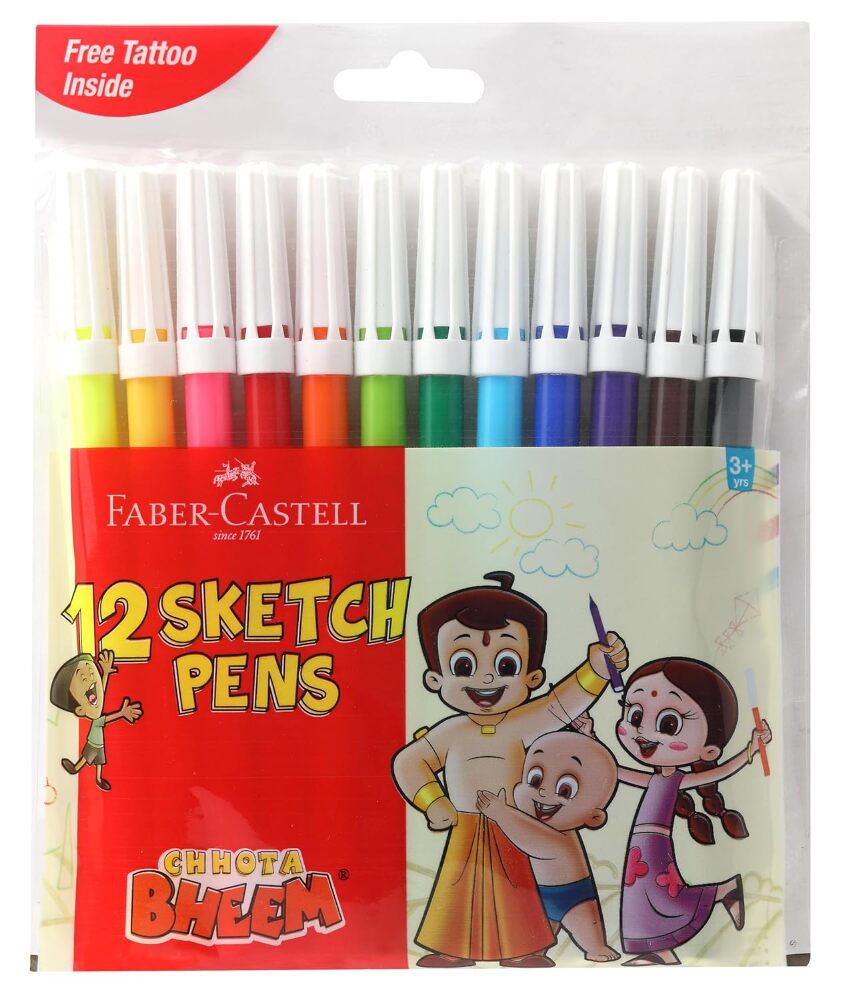 Faber Castell Sketch Pen Chhota Bheem 12N