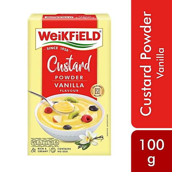 Weikfield Custard Powder (Vanilla Flavour, 100 g)