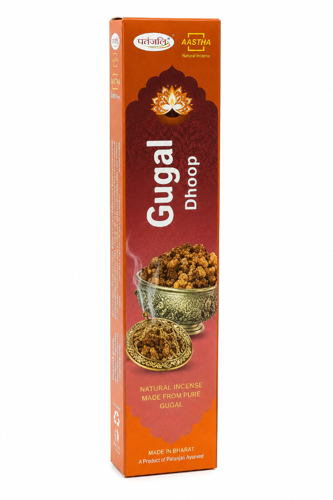 Patanjali Aastha Gugal Dhoop Exquisite Soothing & Lasting Aroma 1N