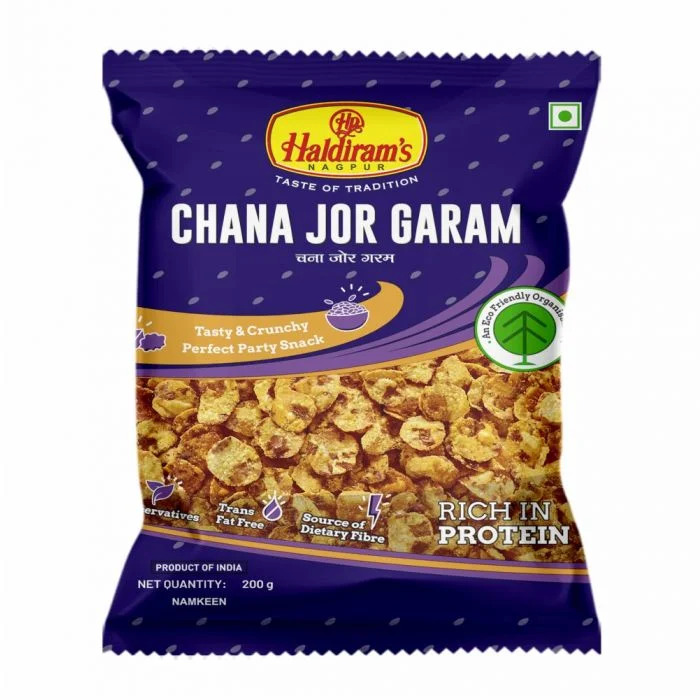 BULK DEAL- Haldirams Chana Jor Garam, 200 gm (pack of 10)