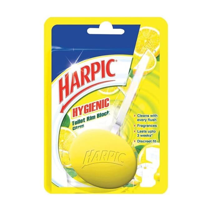 Harpic Hygenic Toilet rim block Citrus, 26g
