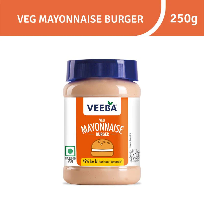 VEEBA Veg Mayonnaise Burger, 250 g