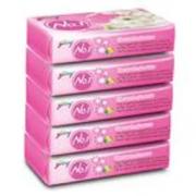 Godrej No.1 Jasmine & Milk Cream Bathing Soap, 100 g (Pack of 5)