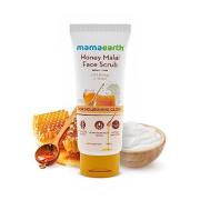 Mamaearth Honey Malai Face Scrub with Honey & Malai for Nourishing Glow - 100 g